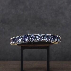 Amethyst Eternity Wedding Ring